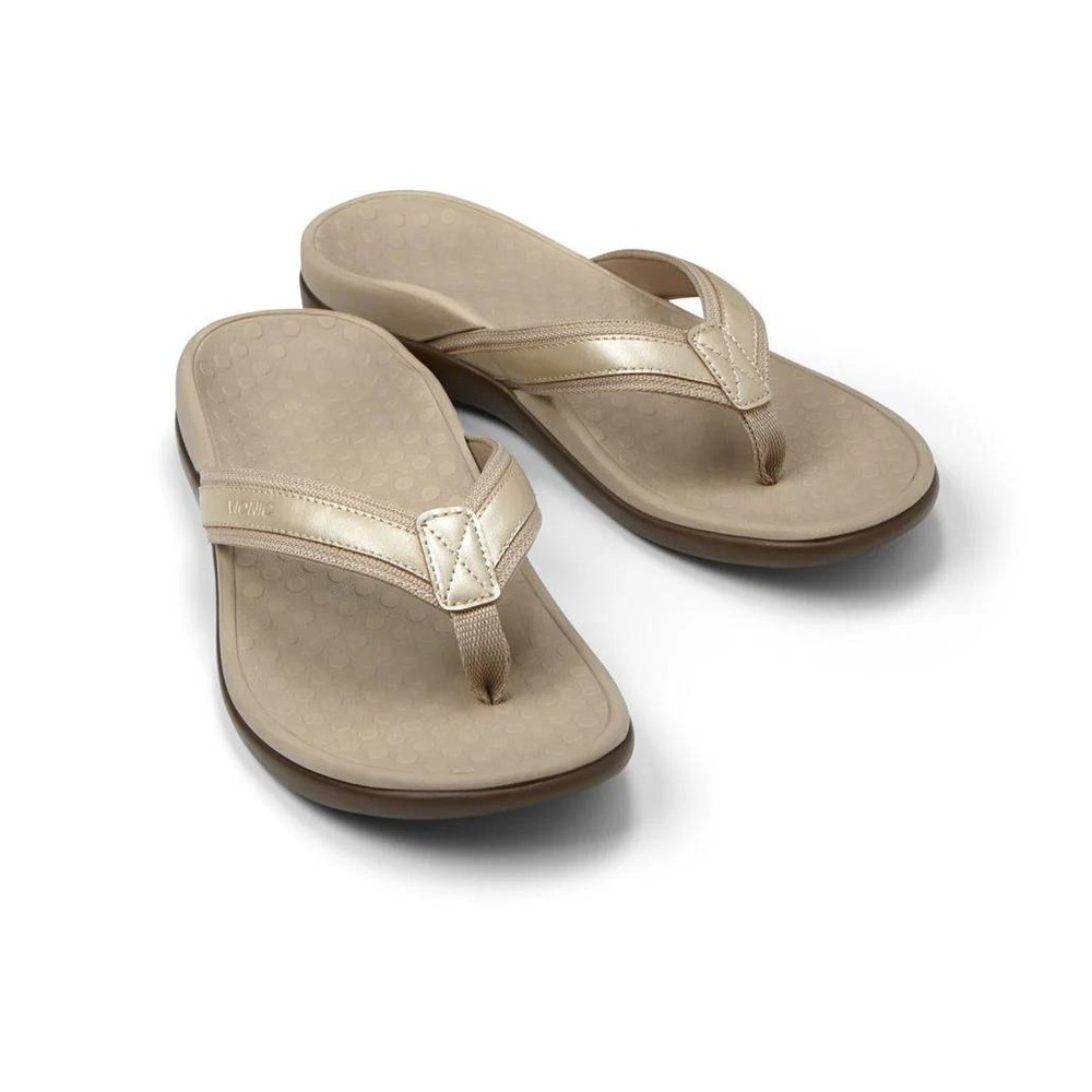 Vionic $99 Tide II Women's Leather Orthotic Sandals with Orthaheel Sz 11